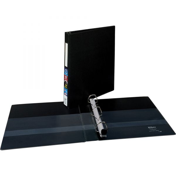 AVE79990 Avery Heavy-Duty 3-Ring Binder with One Touch EZD Rings, 1" Capacity, Black
