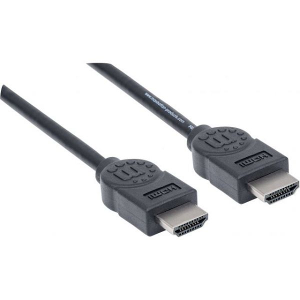 SYNX3434760 Manhattan HDMI Male to Male High Speed Shielded Cable, 6', Black