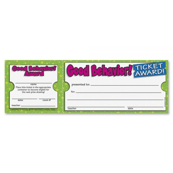 SHS043965209X Scholastic Good Behavior Ticket Awards