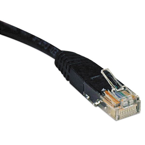 TRPN002014BK Tripp Lite CAT5e Molded Patch Cable, 14 ft., Black