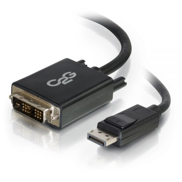 SYNX3866986 C2G 10ft DisplayPort Male to Single Link DVI-D Male Adapter Cable - Black