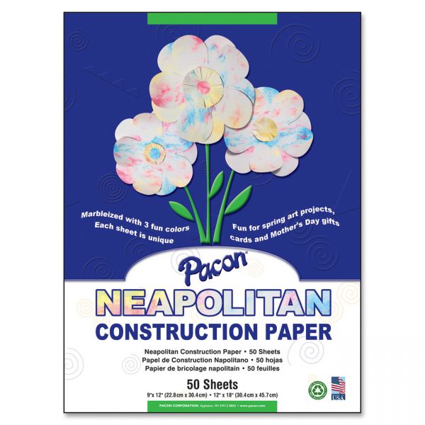 PAC9540 Pacon Neapolitan Construction Paper