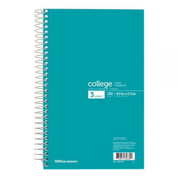 Wirebound Notebook, Perforated, 6