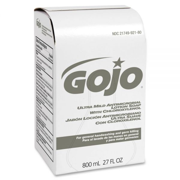 GOJ921212 Gojo 800 ml Bag Refill Antibacterial Lotion Soap