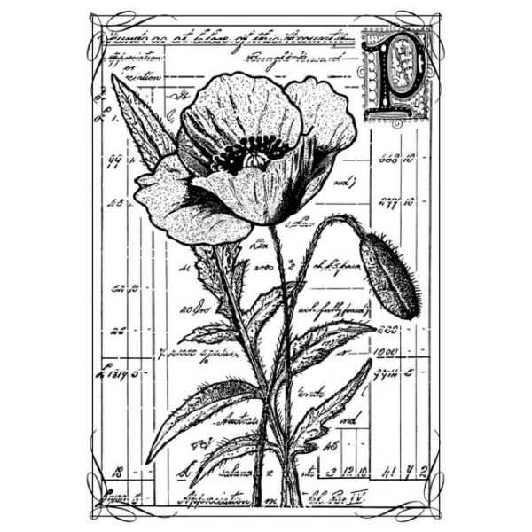 NOTM082594 Crafty Individuals Unmounted Rubber Stamp 4.75"X7" Pkg
