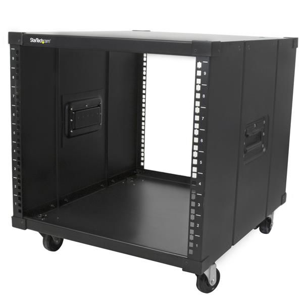 SYNX4303217 StarTech.com Portable Server Rack with Handles - Rolling Cabinet - 9U