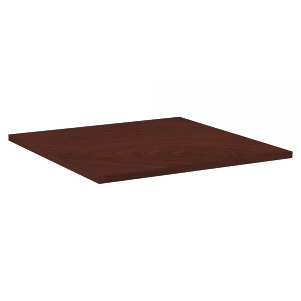 LLR62586 Lorell Hospitality Square Tabletop - Mahogany