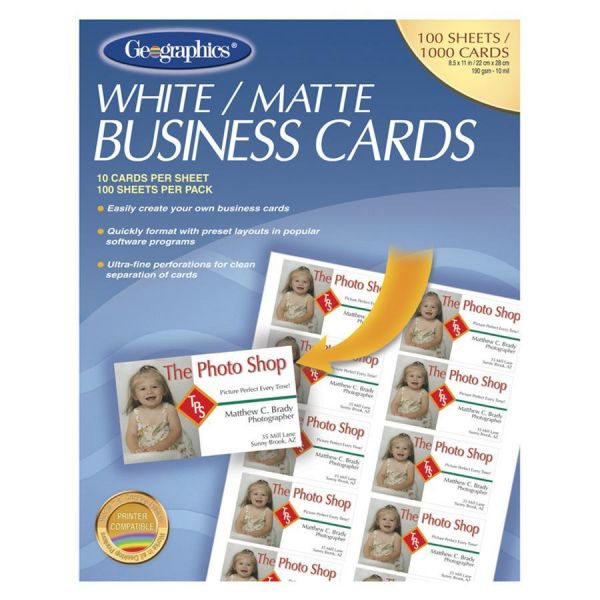 GEO46102 Geographics Business Cards
