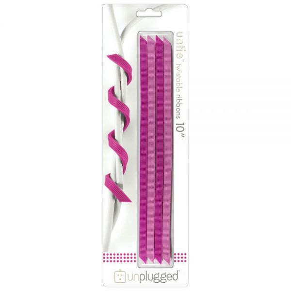 NOTM420229 Untie Twistable Ribbons 10" 4/Pkg