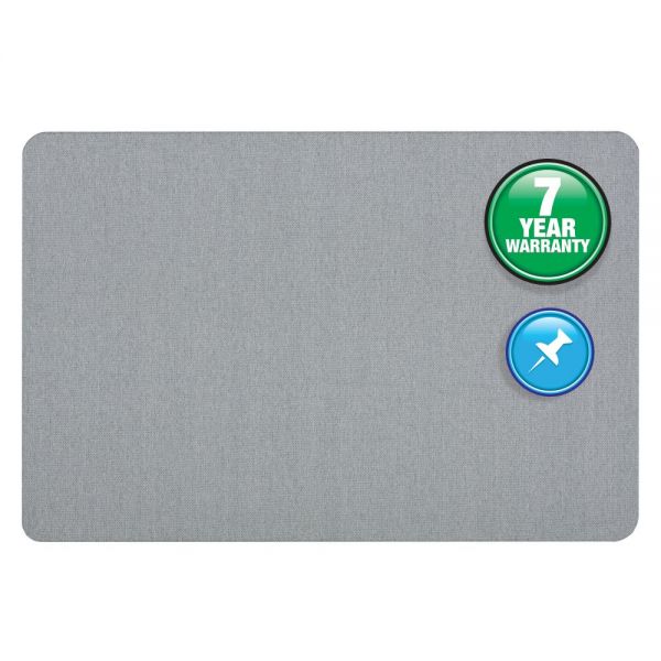 QRT7683BE Quartet Oval Office Frameless Fabric Bulletin Boards