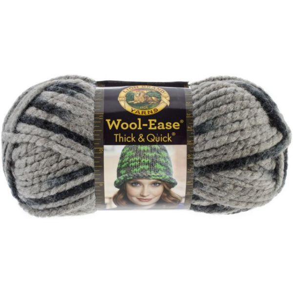 NOTM426130 Lion Brand Wool-Ease Thick & Quick Yarn - Raven