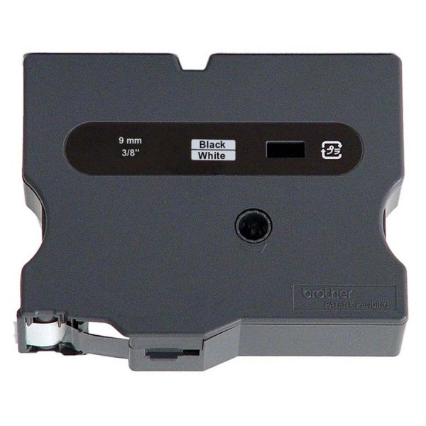 BRTTX2211 Brother P-Touch TX Tape Cartridge for PT-8000, PT-PC, PT-30/35, 3/8"w, Black on White