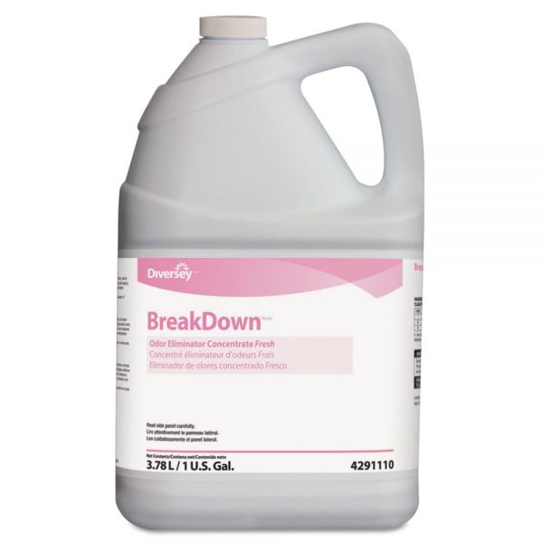 DVO94291110 Diversey Butcher's Odor Eliminator, Fresh Scent, Liquid, 1 gal. Bottle