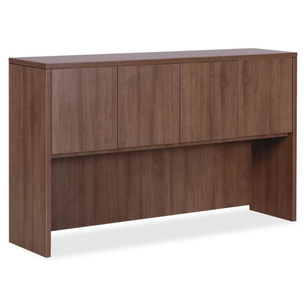 LLR69977 Lorell Walnut Laminate Office Suite Desking