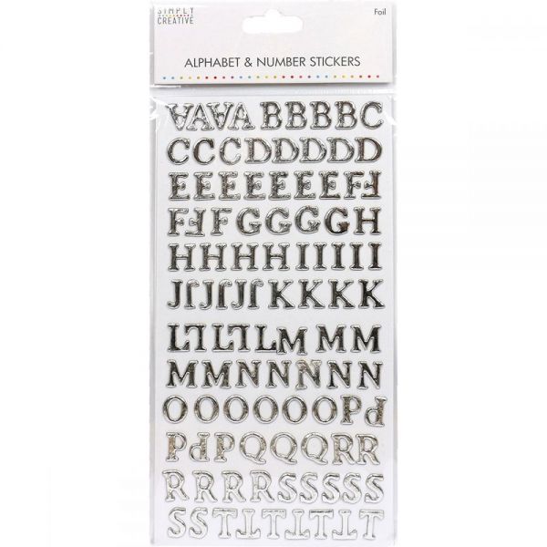 NOTM440119 Simply Creative Alphabet & Number Stickers