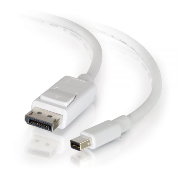 SYNX3866979 C2G 10ft Mini DisplayPort to DisplayPort Adapter Cable M/M - White