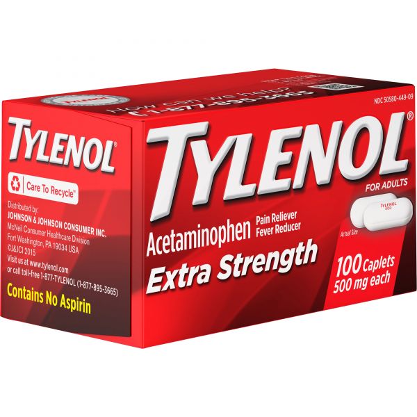 JOJ044909 Tylenol Extra Strength Caplets