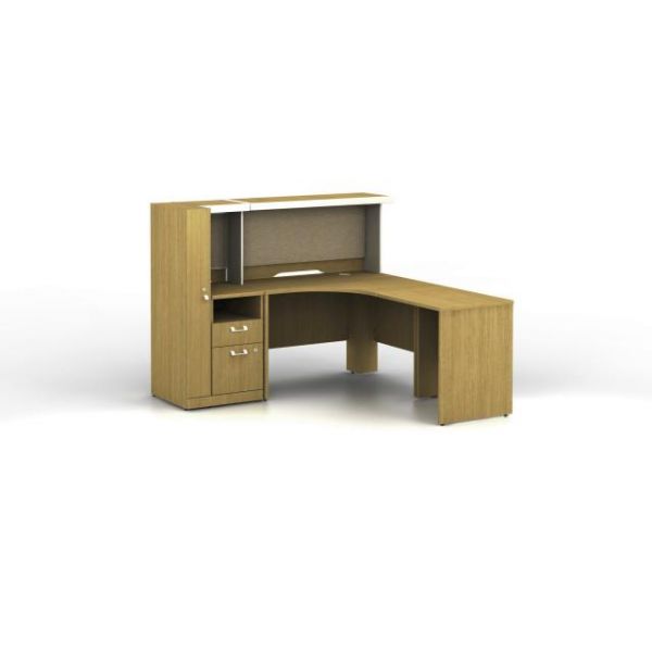 BSHQUA001MCR bbf Quantum Administrative Configuration - Modern Cherry finish by Bush Furniture