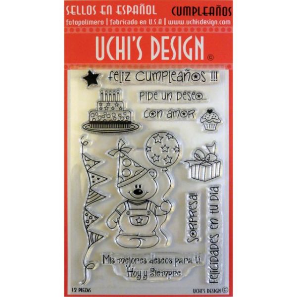 NOTM307332 Uchi's Design Spanish Clear Stamp Set 4"X6" Sheet