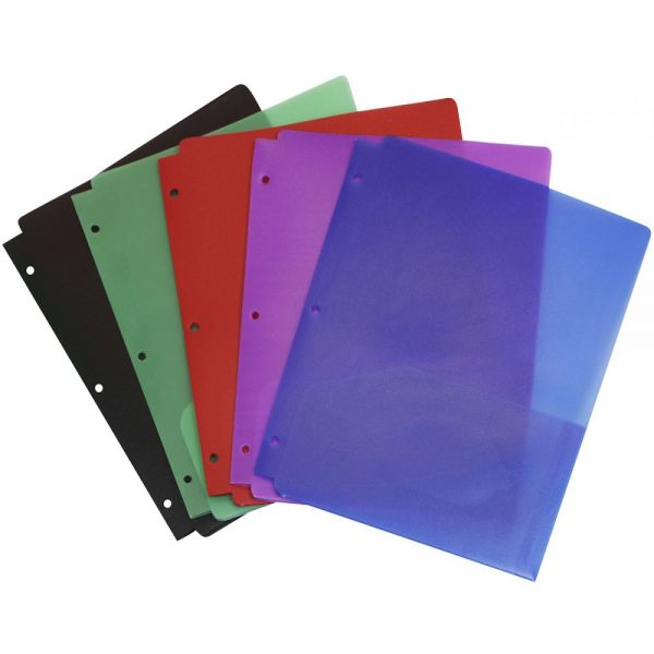STX50230U01C Storex Thicker Poly 2-Pocket Folders