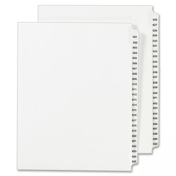 AVE01352 Avery Side Tab Legal Index Dividers