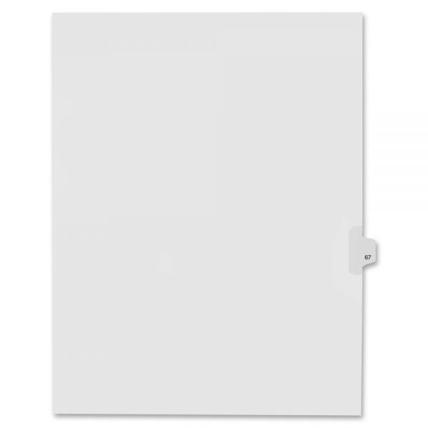 KLF91067 Kleer-Fax 90000 Series Side-Tab Legal Index Dividers
