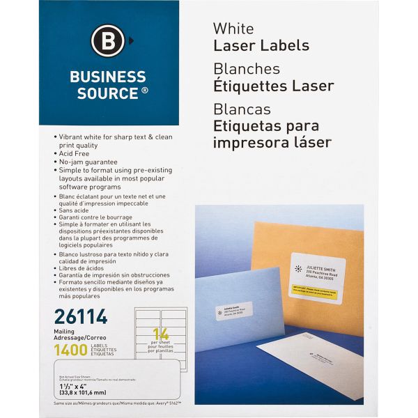 BSN26114 Business Source Address Labels