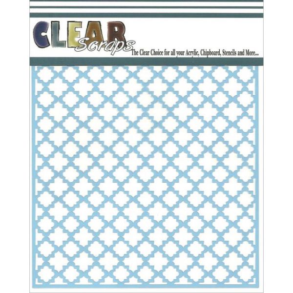 NOTM275969 Clear Scraps Stencils 6"X6"