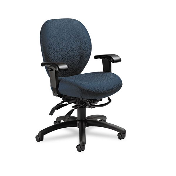 GLB27813T607 Global Mallorca Series Mid-Back Office Chair