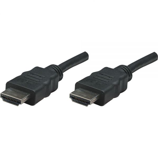 SYNX3434766 Manhattan HDMI Male to Male High Speed Shielded Cable, 75', Black