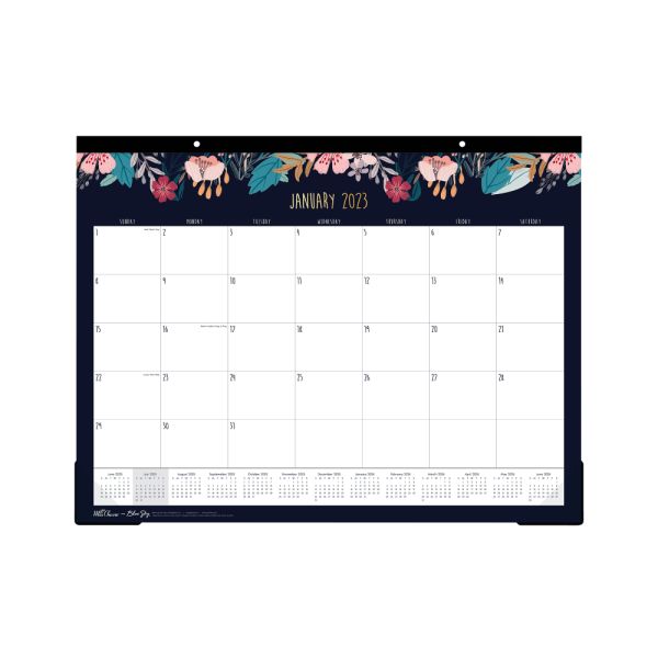 Blue Sky Monthly Desk Pad Planning Calendar 22 X 17 Bouquetia Blue Sky Monthly Desk Pad Planning Calendar 22 X 17 Bouquetia