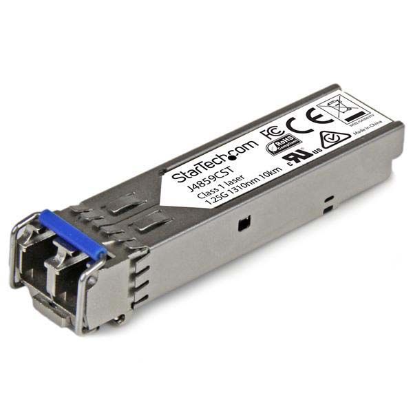 SYNX4547923 StarTech.com Gigabit Fiber SFP Transceiver Module - HP J4859C Compatible - SM/MM LC with DDM - 10km (6.2 mi.) / 550m (1804 ft.) - 1000Base-LX