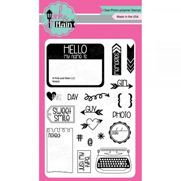 NOTM344649 Pink & Main Clear Stamps 4"X6"