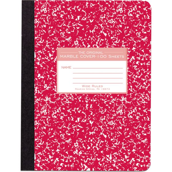 ROA77229 Roaring Spring Wide-ruled Composition Book