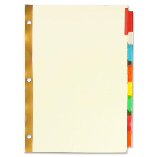 SPR01813 Sparco Premium Reinforced Insertable Tab Index Dividers