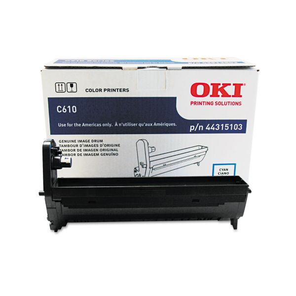 OKI44315103 Oki 44315103 Drum, 20,000 Page-Yield, Cyan