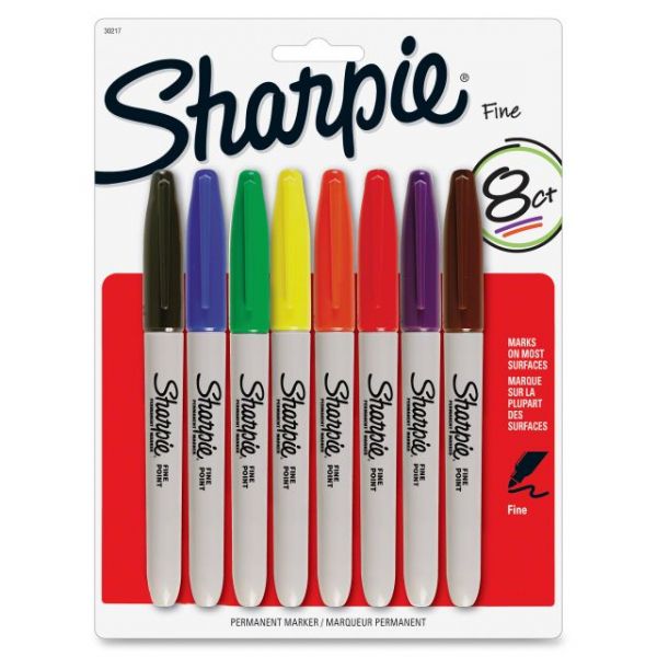 SAN30217PP Sharpie Fine Point Permanent Markers
