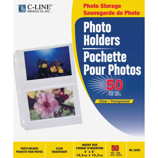 CLI52564 C-Line 3-Hole Polypropylene Photo Protector