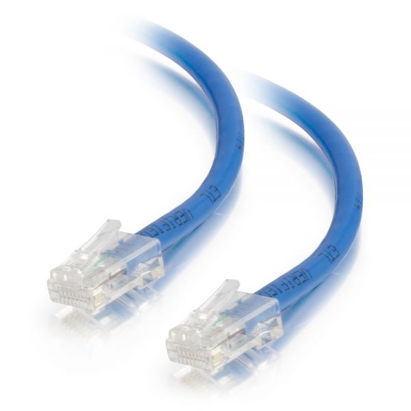 SYNX1773841 1ft Cat5e Non-Booted Unshielded (UTP) Ethernet Network Patch Cable - Blue