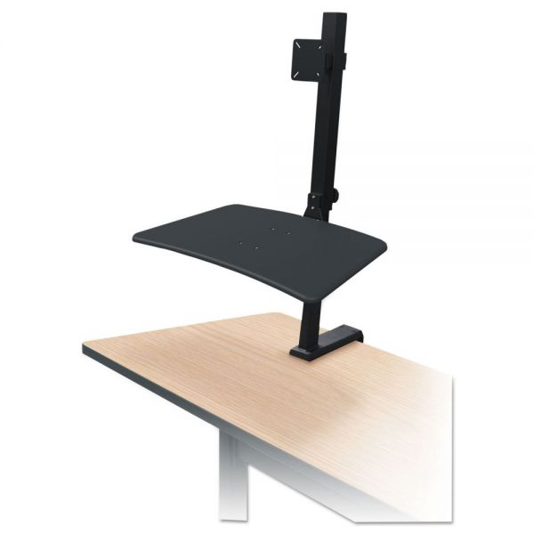BLT91113 BALT Up-Rite Rear Mounted Sit-Stand Workstation, Single, 27 5/8 x 30 x 42, Black