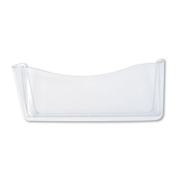 RUB65980ROS Rubbermaid Unbreakable Single Pocket Wall File, Legal, Clear