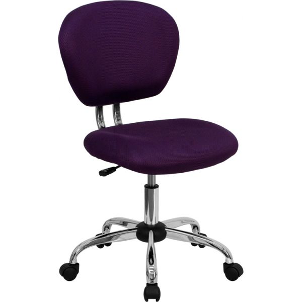 FHFH2376FPURGG Flash Furniture Mid-Back Mesh Task Chair
