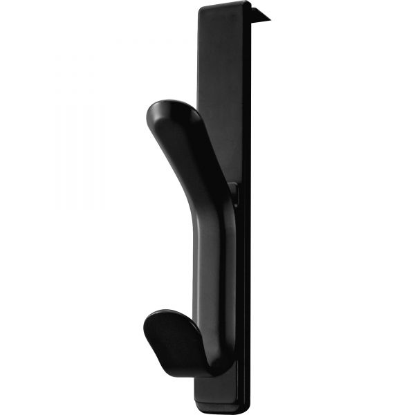 LLR80665 Lorell Over-the-panel Plastic Double Coat Hook