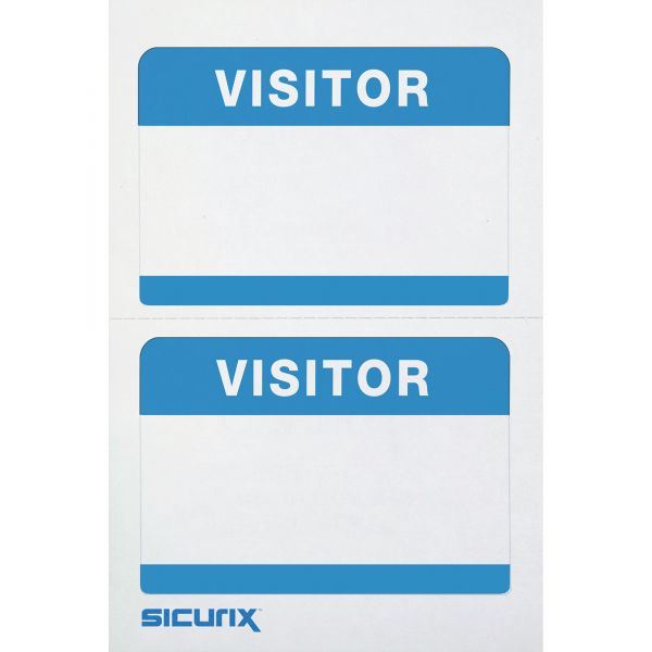 BAU67630 Baumgartens Self-adhesive Visitor Name Tags