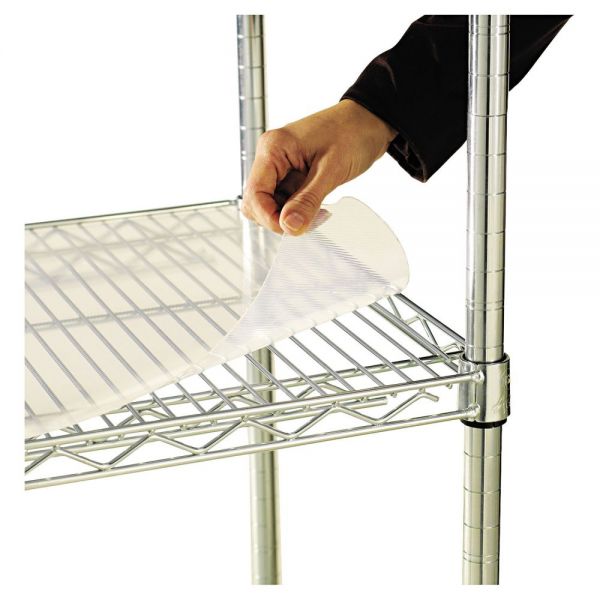 ALESW59SL4818 Alera Shelf Liners For Wire Shelving, Clear Plastic, 48w x 18d, 4/Pack