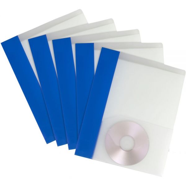 STX50168U25C Storex Poly Two-Pocket Folders