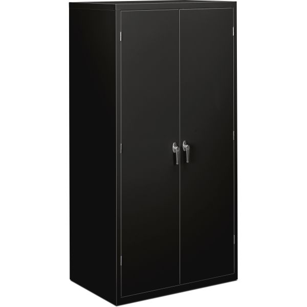 HONSC2472P HON Assembled Storage Cabinet, 36w x 24-1/4d x 71-3/4h, Black