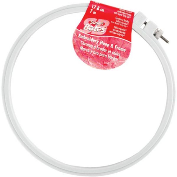 NOTM070953 Plastic Embroidery Hoop - Light Blue