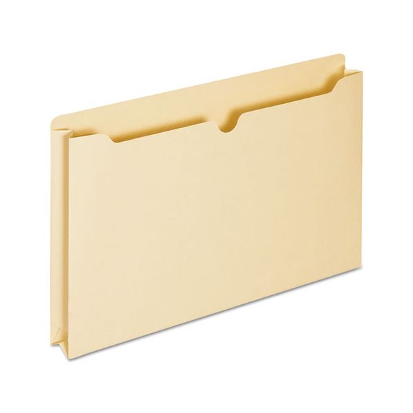 UNV76500 Universal Economical File Jackets with Two Inch Expansion, Legal, 11 Point Manila, 50/Box