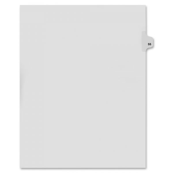 KLF82255 Kleer-Fax 80000 Series Side Tab Legal Index Dividers